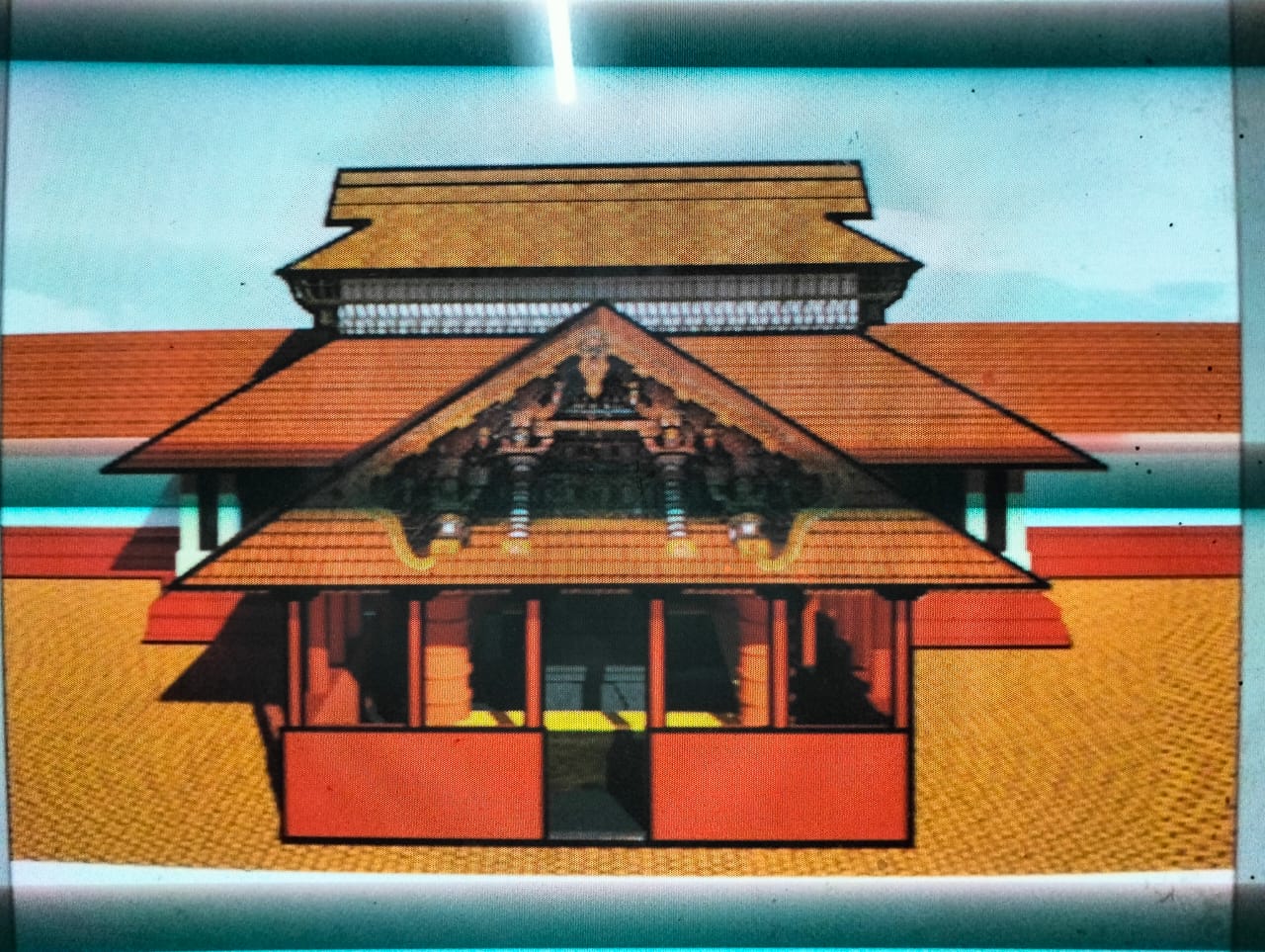 COPPER SHEET ROOFING ON VATHILMADAM NHALI: 14 LAKH