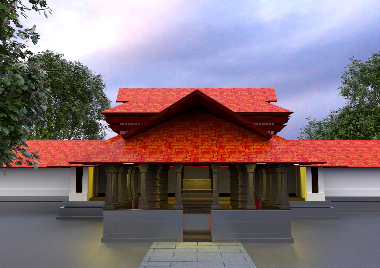 COPPER SHEET ROOFING ON BALIKKALPURA: 7.5 LAKH